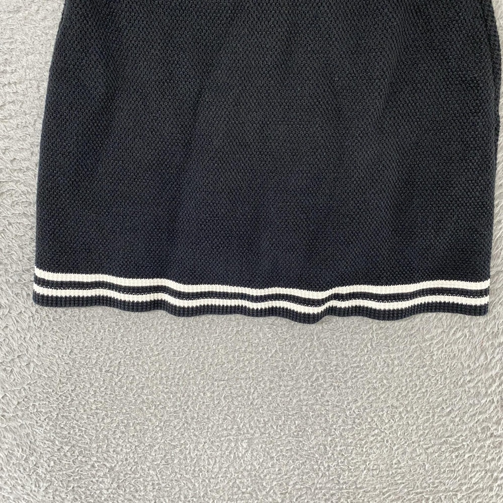 Alo Tennis Knit Skort Womens XS Black Striped Hem Lined Shorts Tennis Preppy - Picture 11 of 14